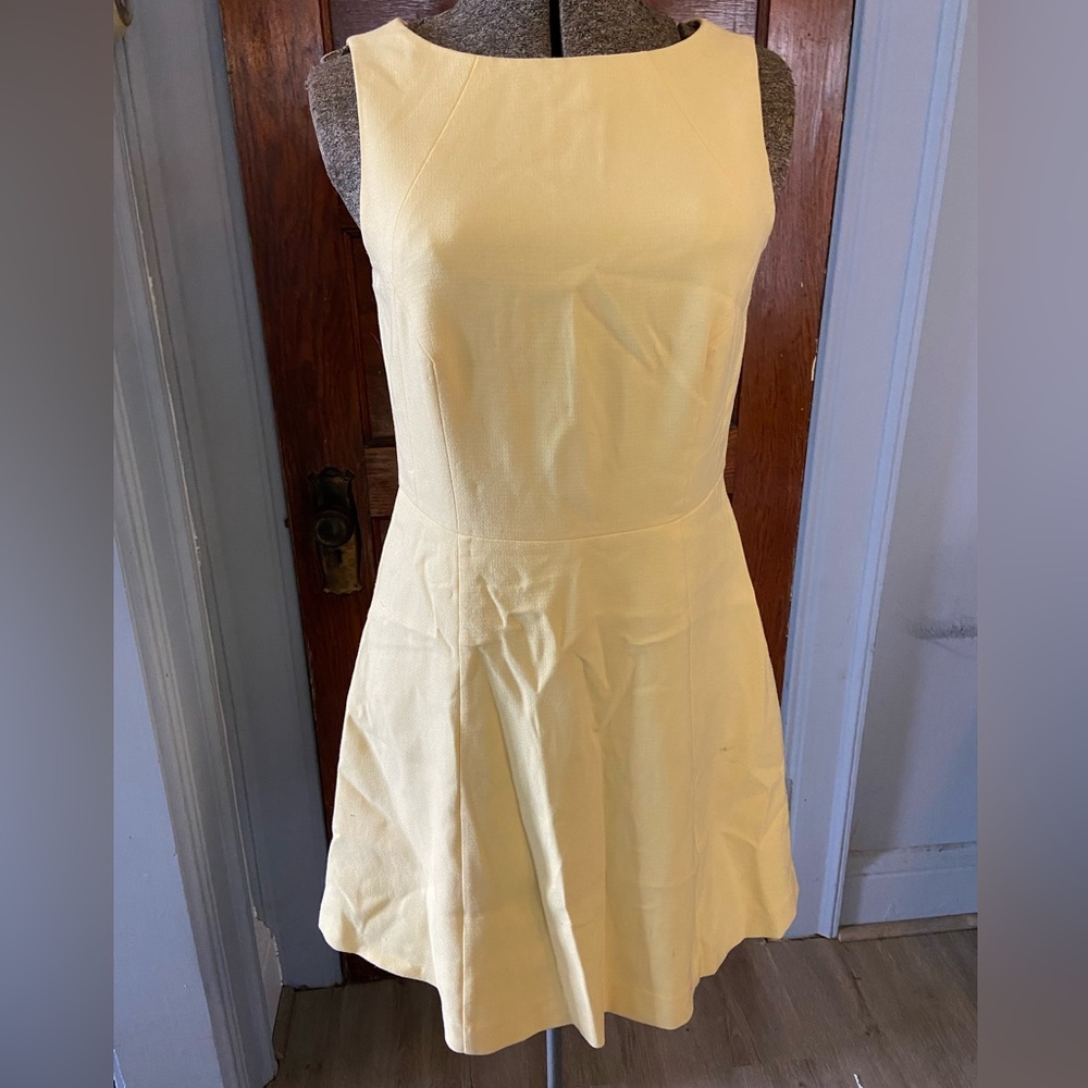 Yellow The Limited sleeveless dress